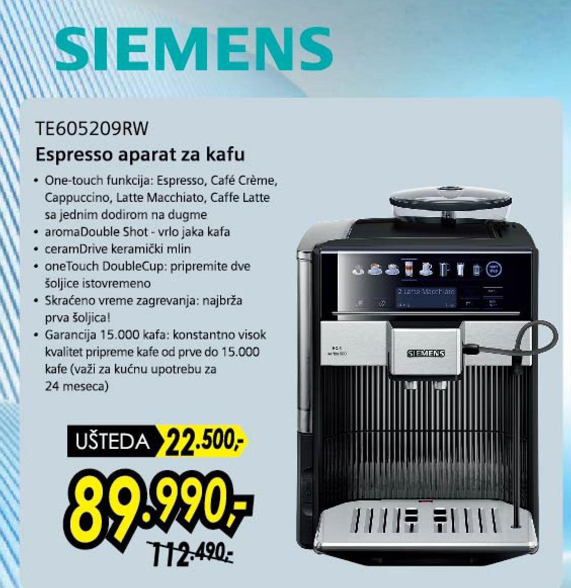 Akcija - Siemens, za espresso 597590